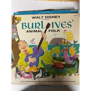burl ives animal folk vintage lp record